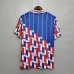 Ajax 90/91 Away Red&Blue Soccer Jersey